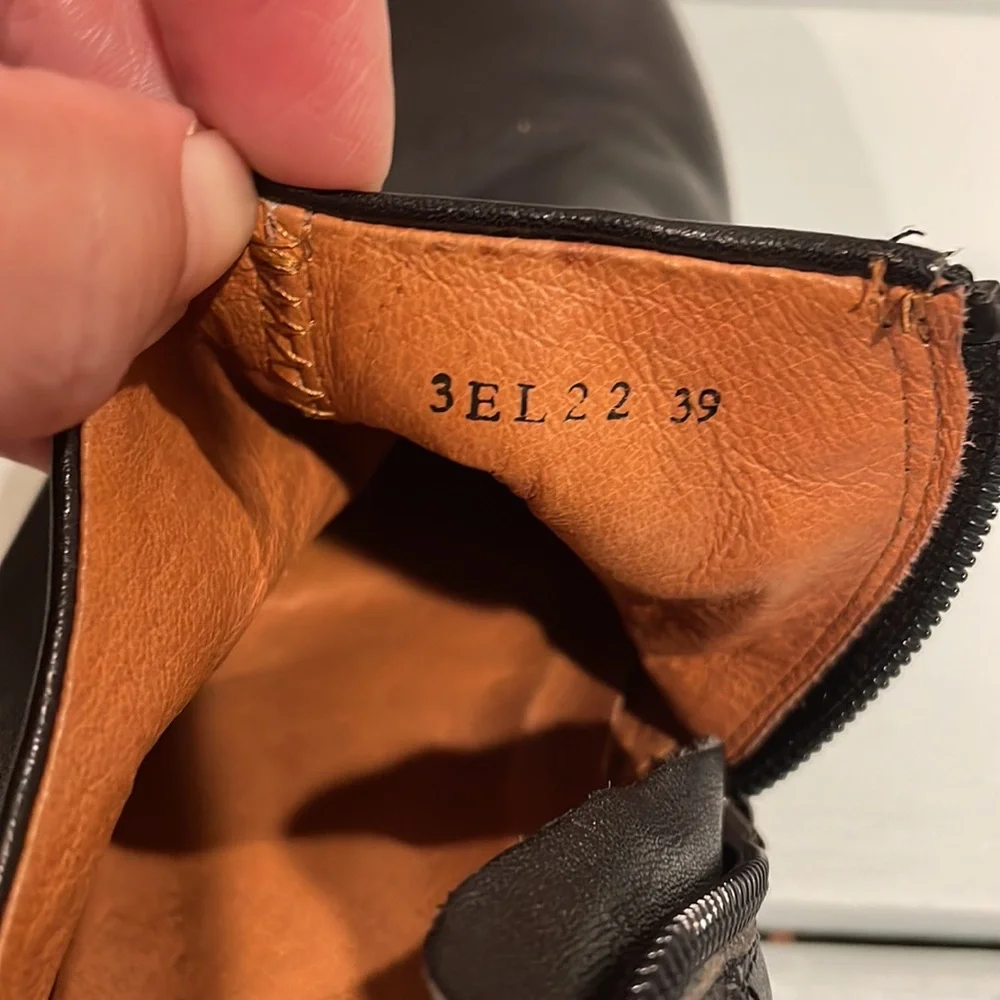 🍉 8.5 Belle Leather Booties 3” heel